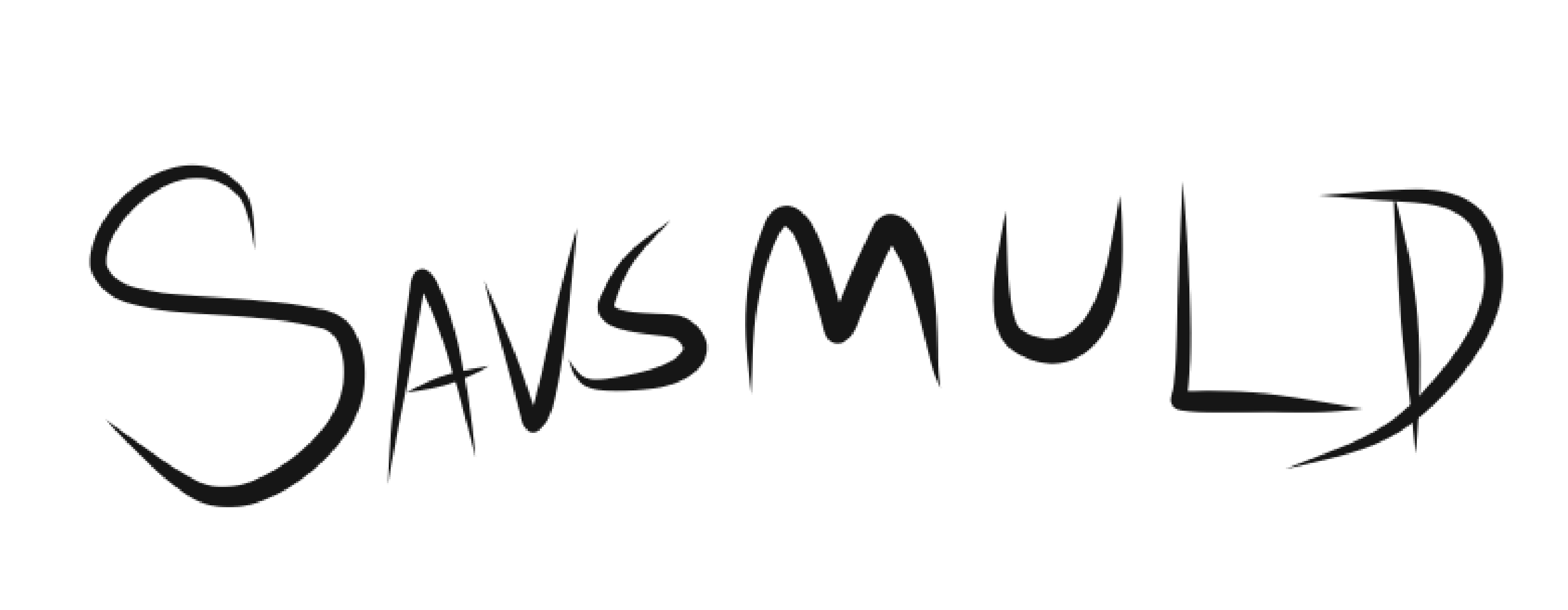 Savsmuld logo med transparens baggrund